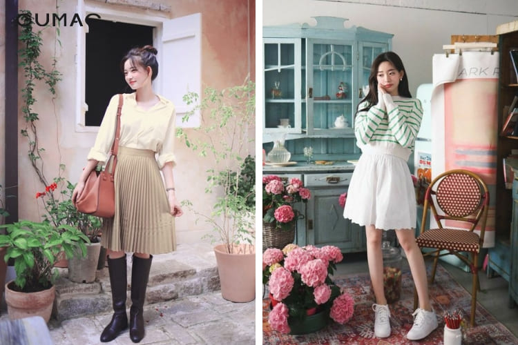 phối đồ với chân váy tutu dáng ngắn phối đồ với chân váy tutu dáng ngắn