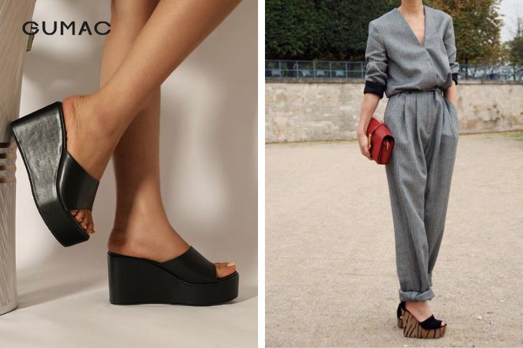 Jumpsuit mix dép đế xuồng Jumpsuit mix dép đế xuồng