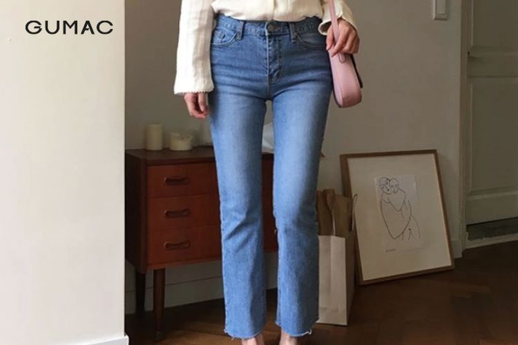 Quần jean ống đứng là quần gì Quần jean ống đứng là quần gì