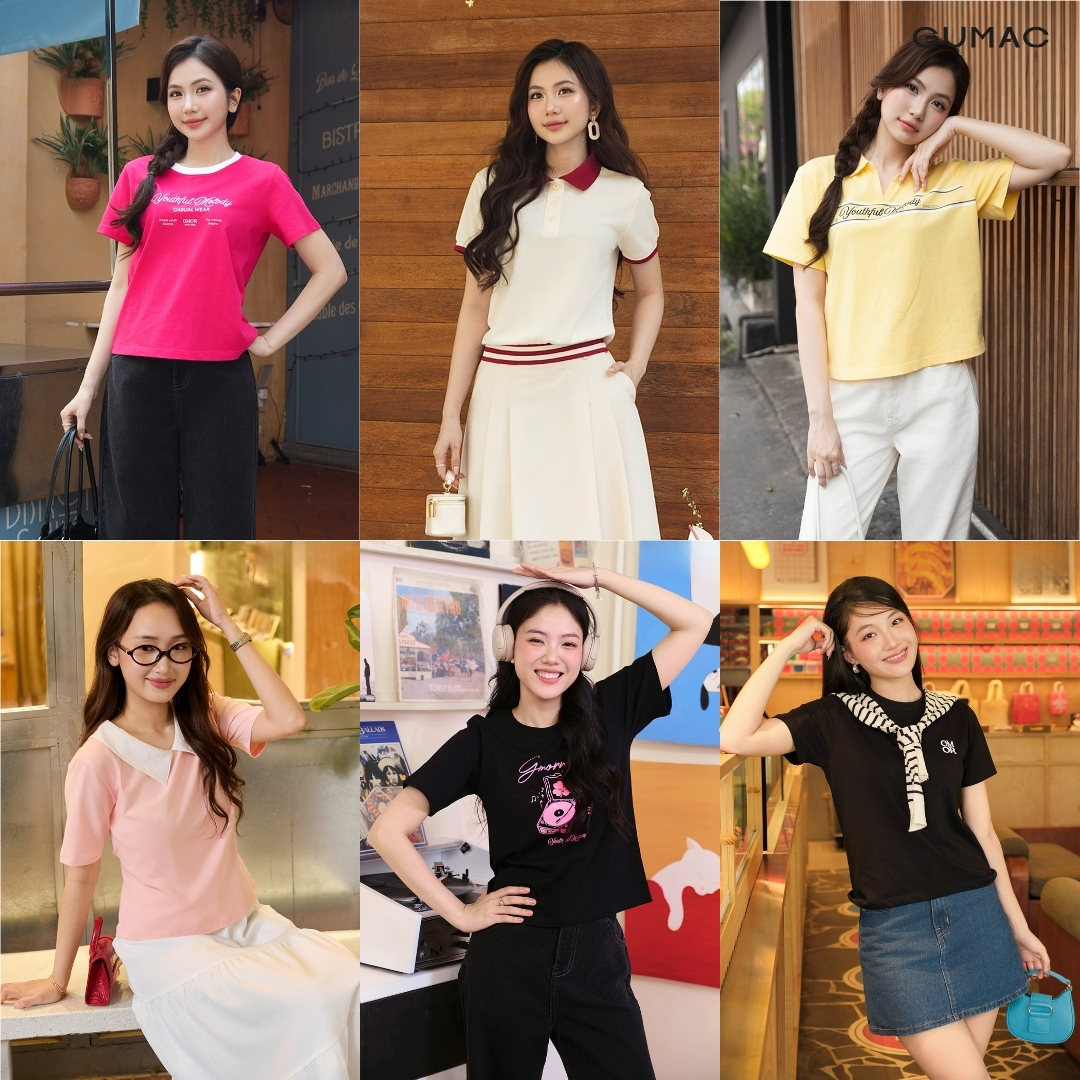 top mau ao thun nu ban chay nhat tai shop quan ao o thu duc cua gumac