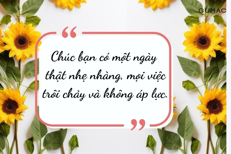 loi chuc buoi sang hay gui den dong nghiep