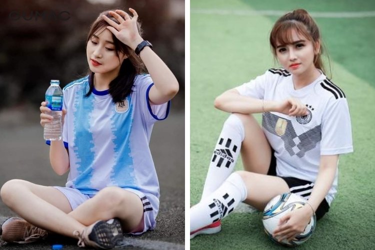 Tạo dáng chụp ảnh ngồi trên sân cỏ Tạo dáng chụp ảnh ngồi trên sân cỏ