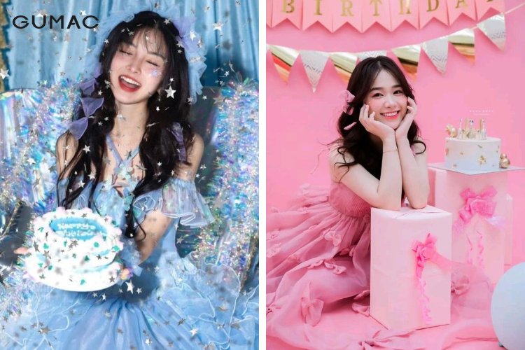 Chụp ảnh phong cách beauty với bánh sinh nhật Chụp ảnh phong cách beauty với bánh sinh nhật