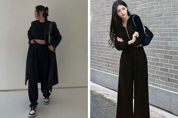 không nên mặc toàn bộ đồ màu đen không nên mặc toàn bộ đồ màu đen