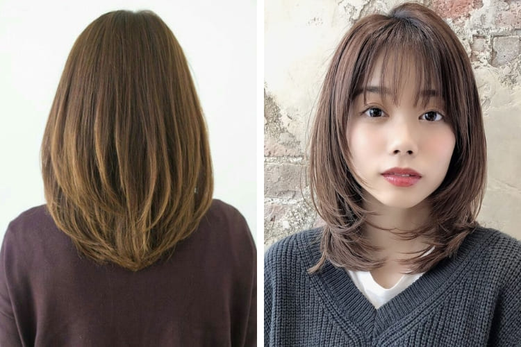 tóc chiếc lá cho mặt vuông tóc chiếc lá cho mặt vuông