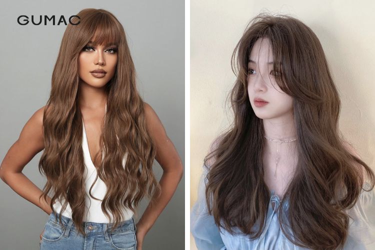 Kiểu tóc xoăn sóng cho mặt to điệu đà Kiểu tóc xoăn sóng cho mặt to điệu đà
