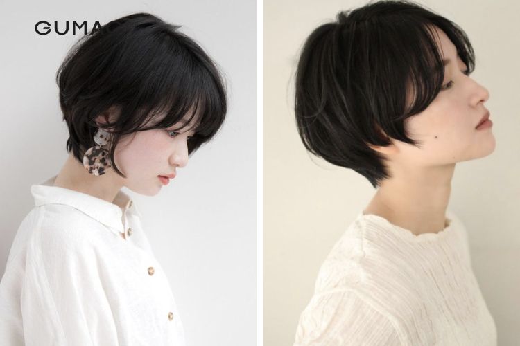 Tóc tém cho mặt tròn béo Tóc tém cho mặt tròn béo