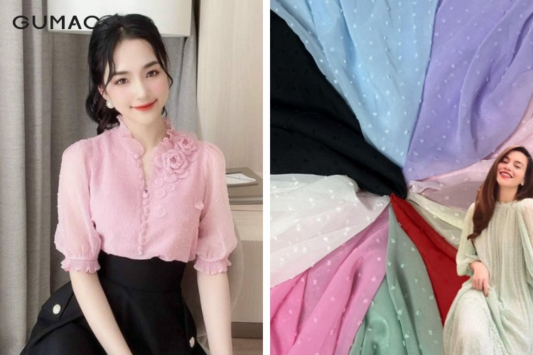 Vải voan cát hàn Vải voan cát hàn