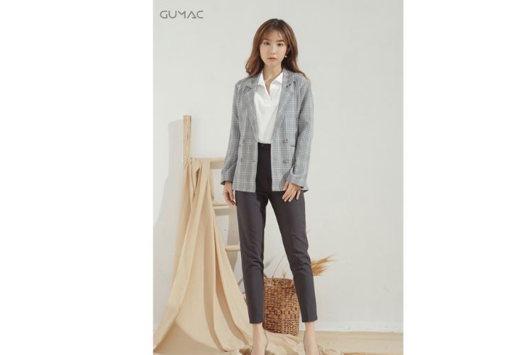 Vải Kaki may vest nữ dáng đẹp Vải Kaki may vest nữ dáng đẹp