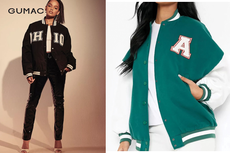 Áo thun mix cùng áo khoác varsity jacket Áo thun mix cùng áo khoác varsity jacket