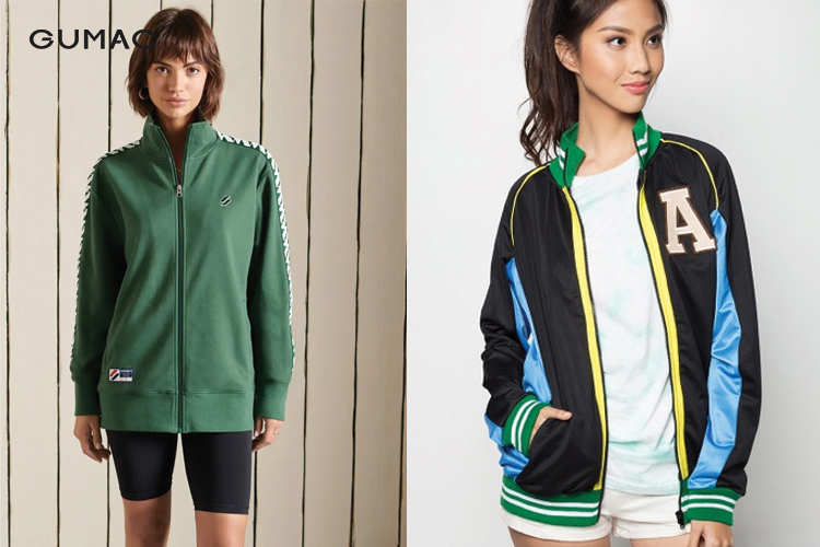 Quần short kết hợp áo khoác varsity jacket Quần short kết hợp áo khoác varsity jacket