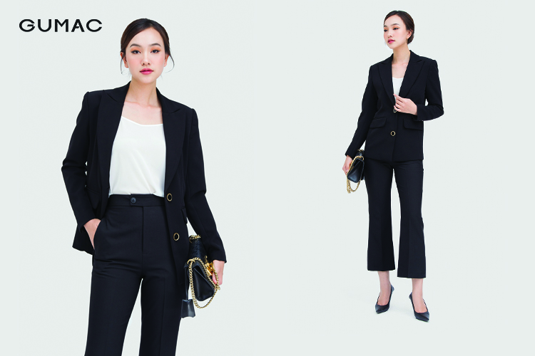 Áo blazer kết hợp quần jean Áo blazer kết hợp quần jean