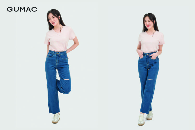 Quần jean basic tạo outfit cực chất Quần jean basic tạo outfit cực chất
