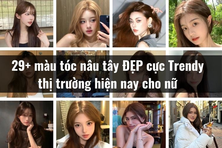 toc mau nau tay dep cho nu