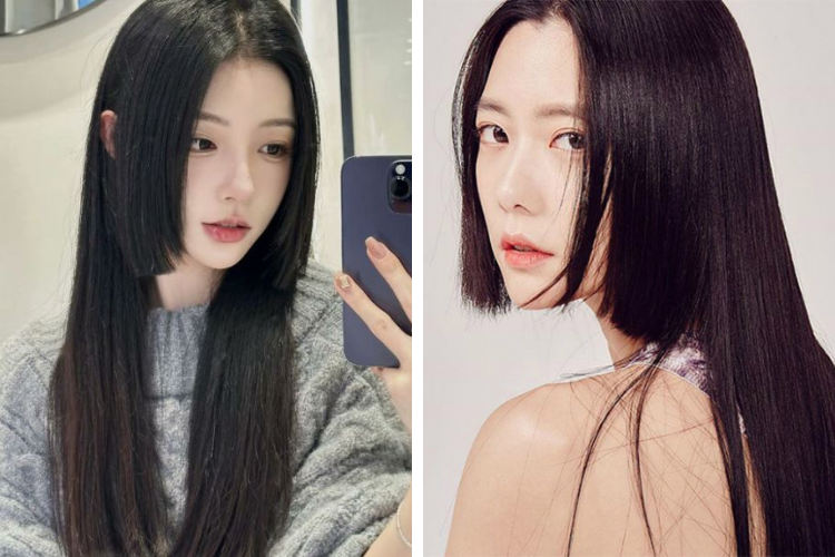 Kiểu tóc hime không mái Kiểu tóc hime không mái