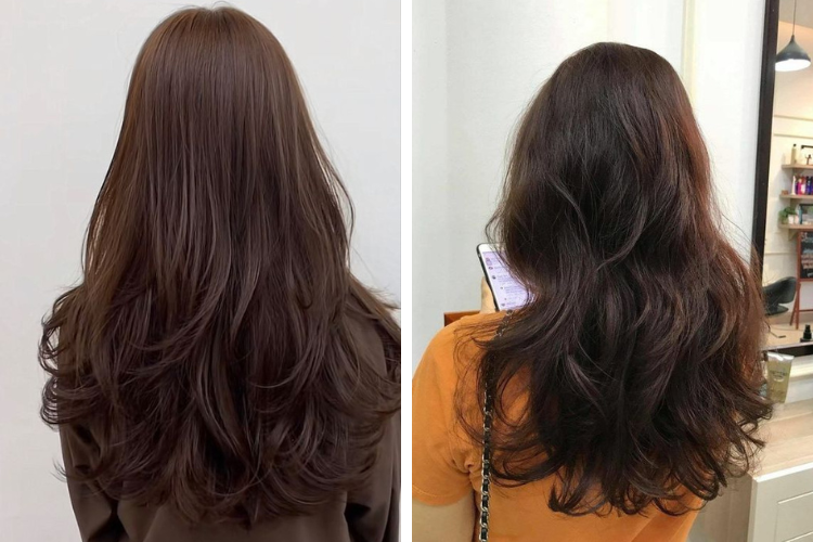 Tóc màu nâu gỗ trầm Tóc màu nâu gỗ trầm