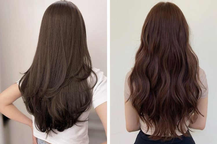 Tóc màu nâu gỗ trầm Tóc màu nâu gỗ trầm