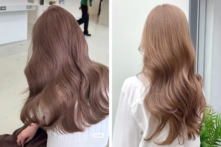 Tóc màu nâu sữa trầm Tóc màu nâu sữa trầm
