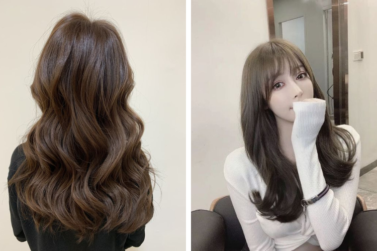 Tóc màu nâu trầm lạnh Tóc màu nâu trầm lạnh