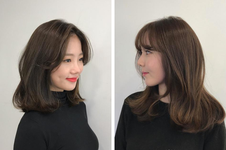 Tóc màu nâu tự nhiên Tóc màu nâu tự nhiên