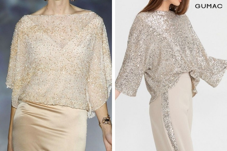 Hiện đại với áo làm bằng Sequin hien dai voi ao lam bang sequin