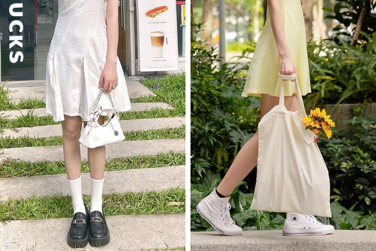 Phối cùng túi xách xinh xắn Phối cùng túi xách xinh xắn