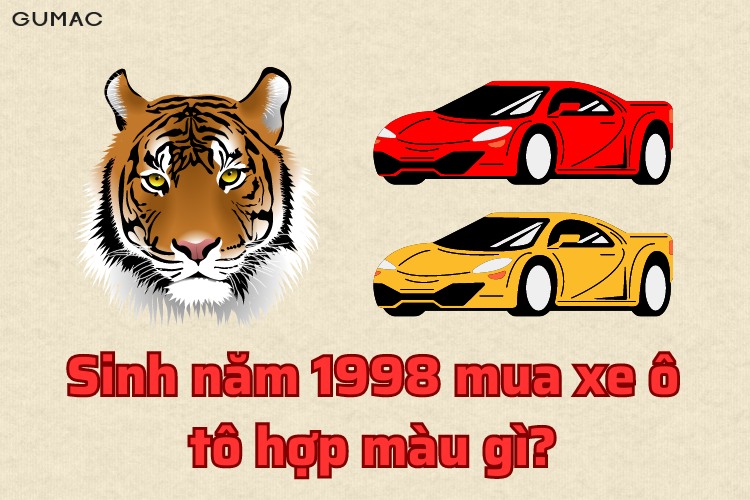 xe mau do vang hop voi nguoi sinh nam 1998