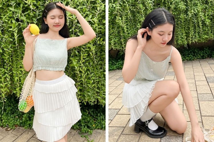 Diện áo sát nách mát mẻ