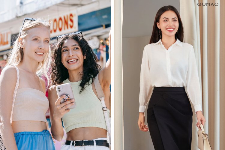 Tránh mang áo croptop, áo ba lỗ khi đi chùa
