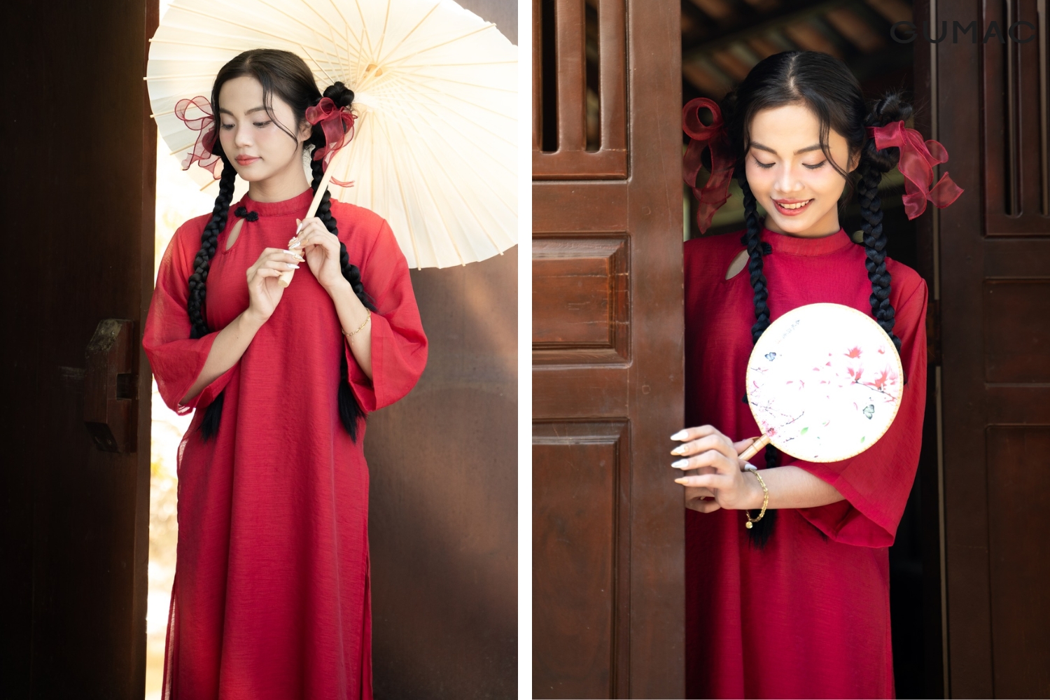 kieu ao dai cach tan giot nuoc
