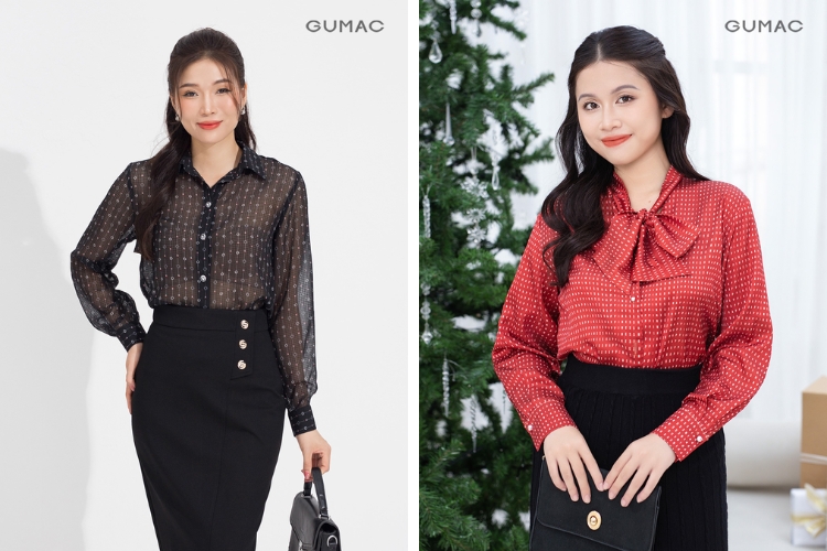 Các kiểu áo đẹp dành cho phụ nữ trung niên