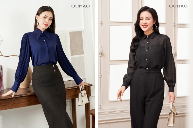 áo sơ mi nữ tuổi 40