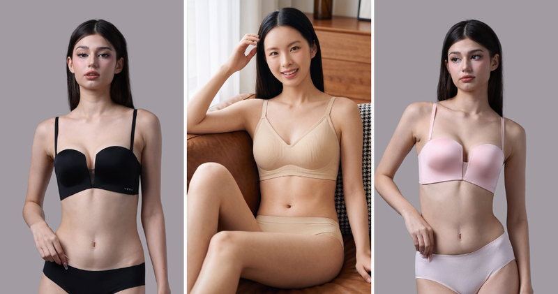 Áo ngực size 32 không gọng sở hữu phần chân áo mềm mại, co giãn linh hoạt và không tạo cảm giác cấn dưới bầu ngực.