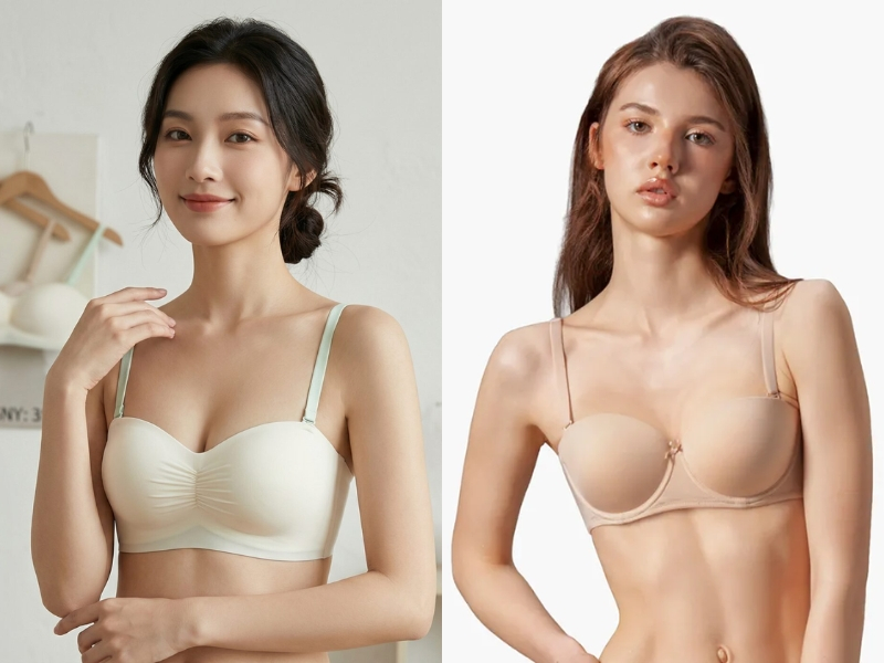 Áo ngực size 34 có gọng giúp nâng đỡ và định hình bầu ngực tốt hơn, phù hợp với những ai muốn dáng áo bên ngoài gọn gàng, rõ form. (Nguồn: Internet)