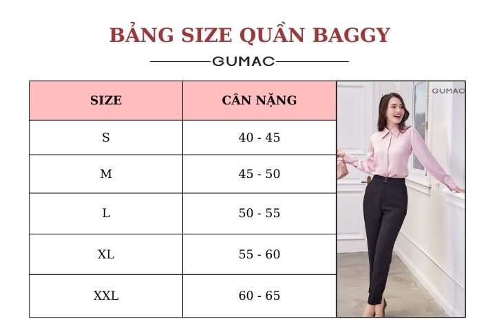 bang size quan baggy nu chuan