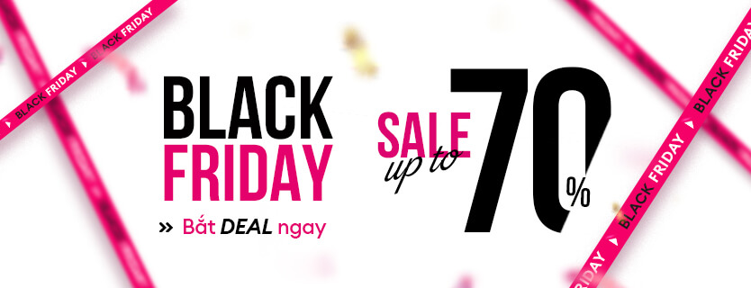 Dai tiec BLACK FRIDAY 70% GUMAC