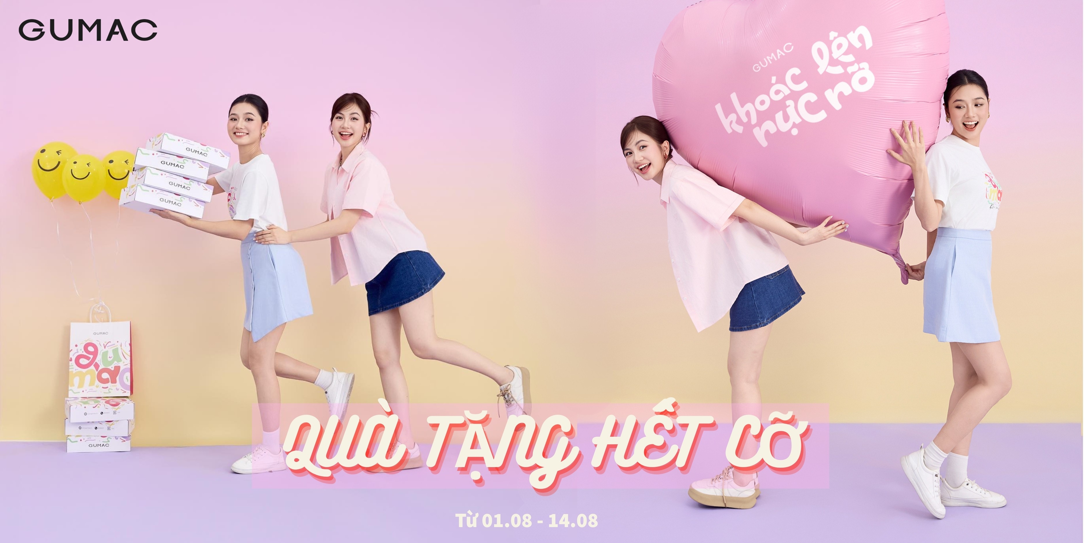 chuong trinh qua tang sieu to khong lo mung sinh nhat gumac 10 nam