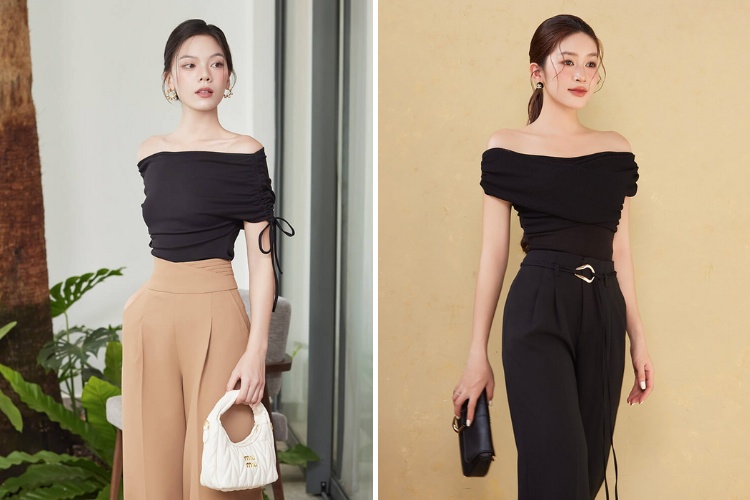 cac loai co ao thun kieu bardot