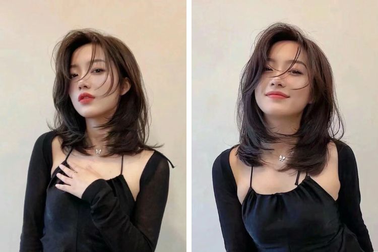 kieu toc cho nang mat vuong