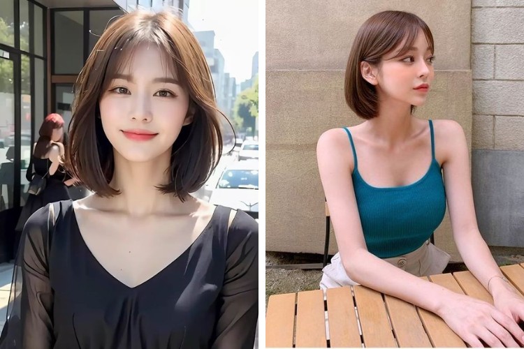 kieu toc ngan nu dep mua he