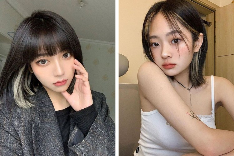 toc ngan nu nhuom highlight