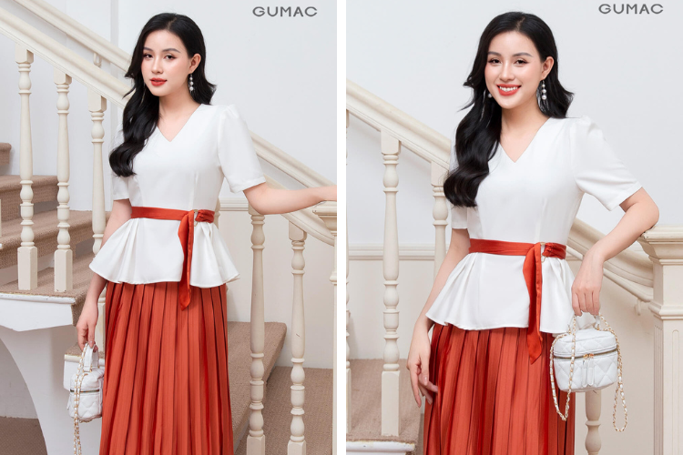 áo peplum dành cho người mập