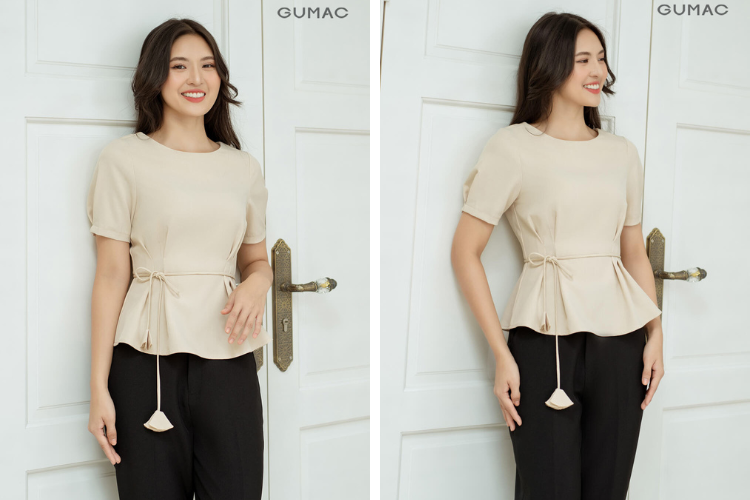 áo kiểu chiết eo dành cho người mập