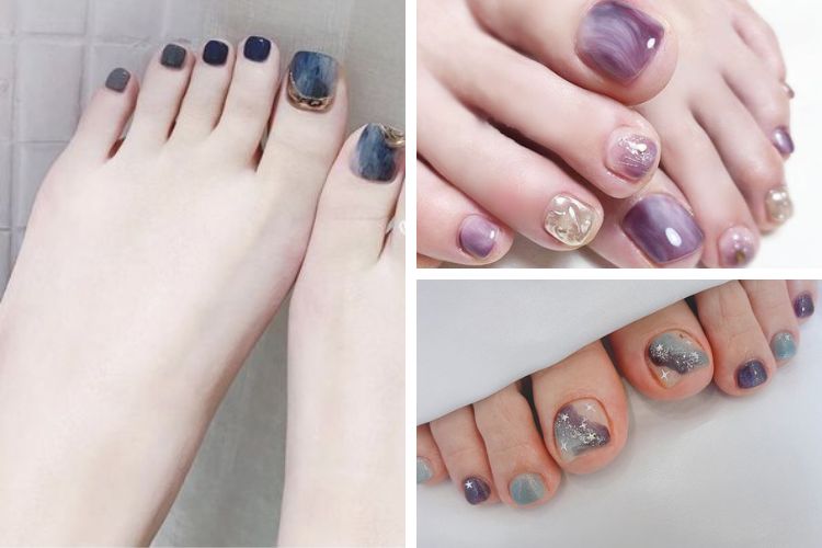 nhung mau nail chan dep van da doc dao