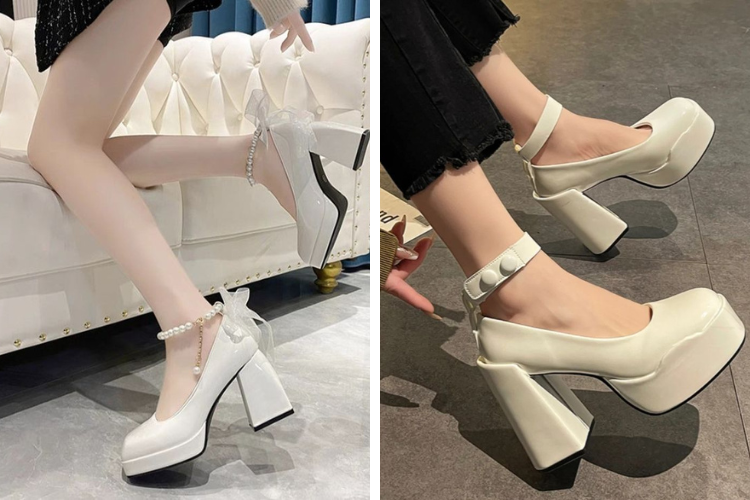Giày búp bê đế đúp