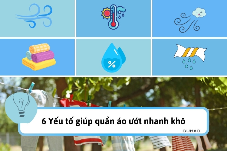 cách làm khô quần áo nhanh nhất