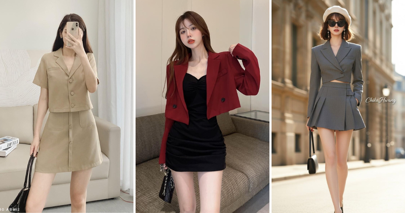 Lưu ý quan trọng trong cách phối đồ với áo vest nữ ngắn.