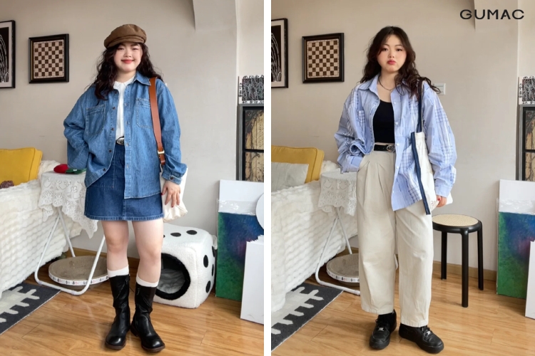 nhung kieu ao so mi dep hop voi nguoi beo lun