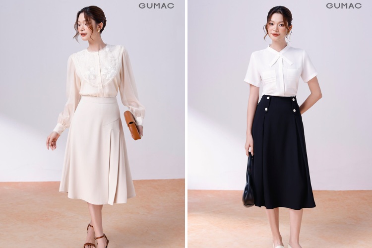 Váy xếp tầng