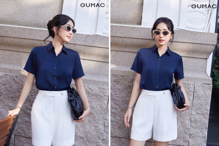 ao so mi cai tien hien dai theo xu huong